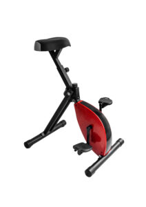 Rödsvart skrivbords cykel deskbike storlek medium